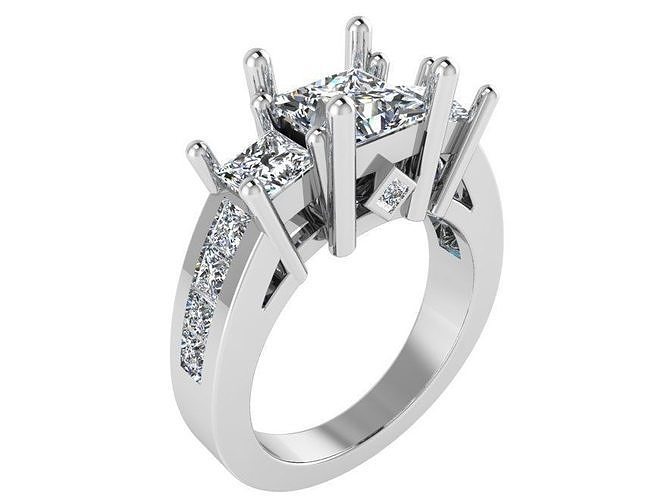 Princess Basket Ring 2611 3D print model