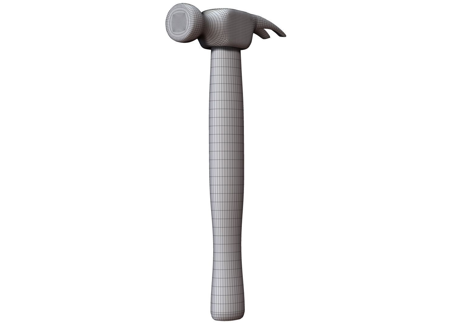 Claw Hammer 3D model_14