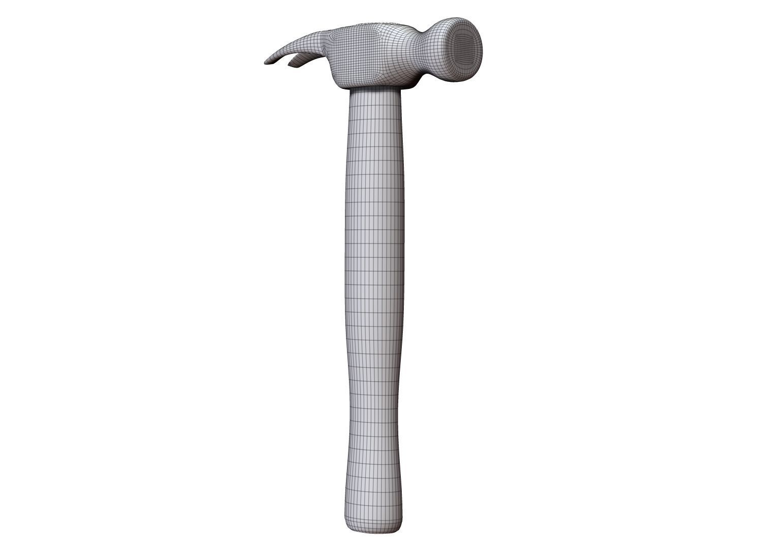 Claw Hammer 3D model_16
