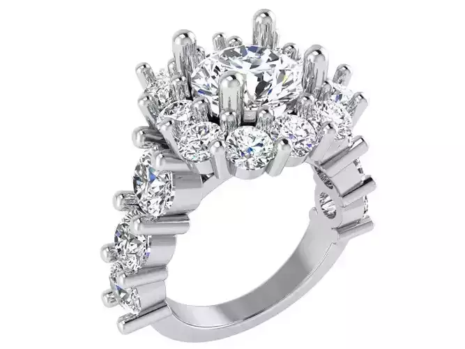 Halo Diamond Ring 2618