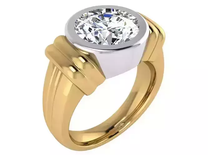 Round Bezel Ring 2623