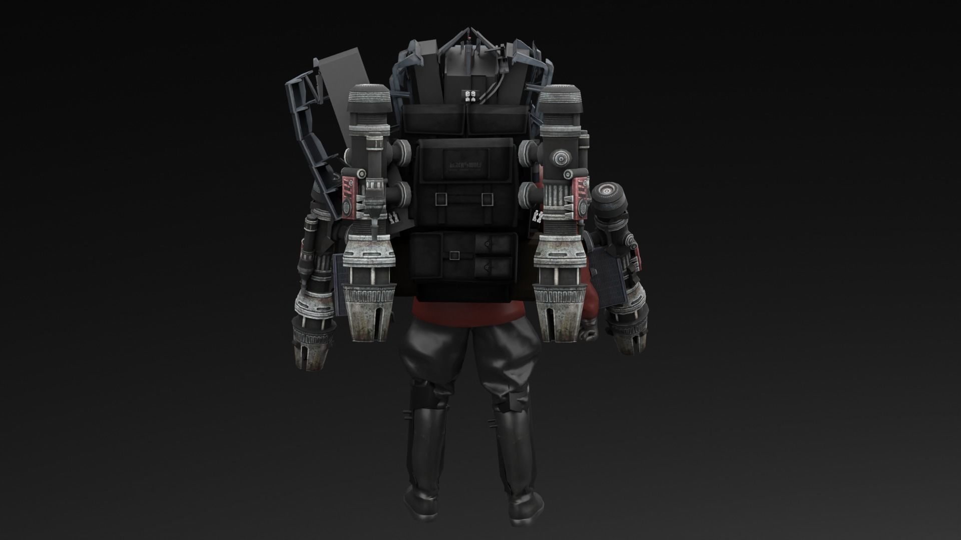 Skibidi toilet Dj men 3D model_2