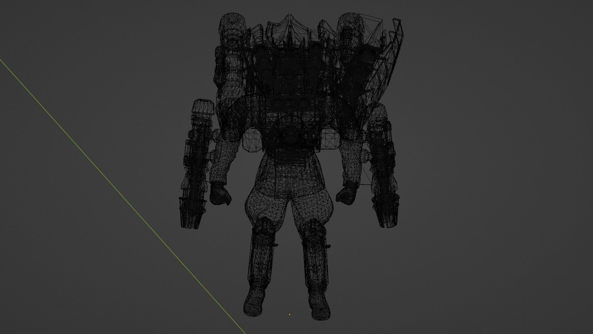 Skibidi toilet Dj men 3D model_5