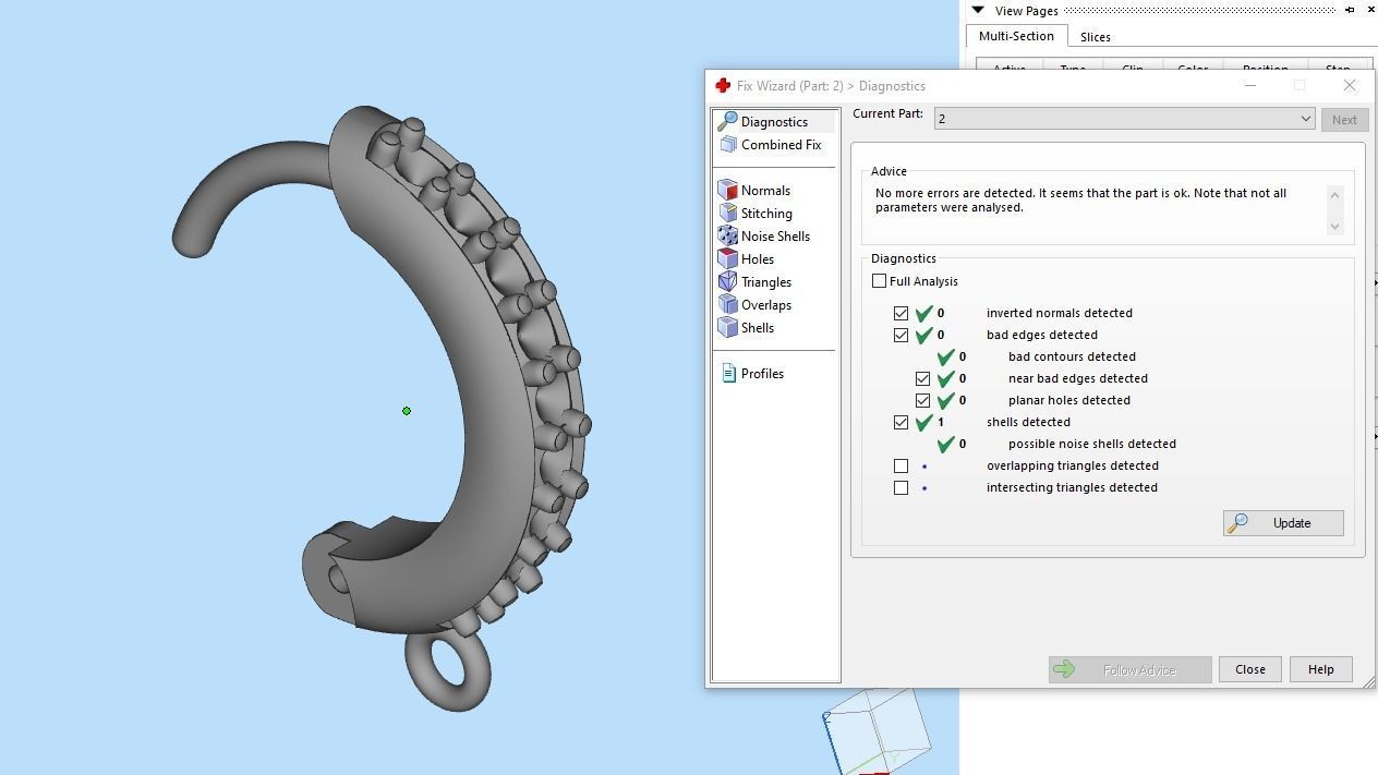 cross earrings 3D print model_16