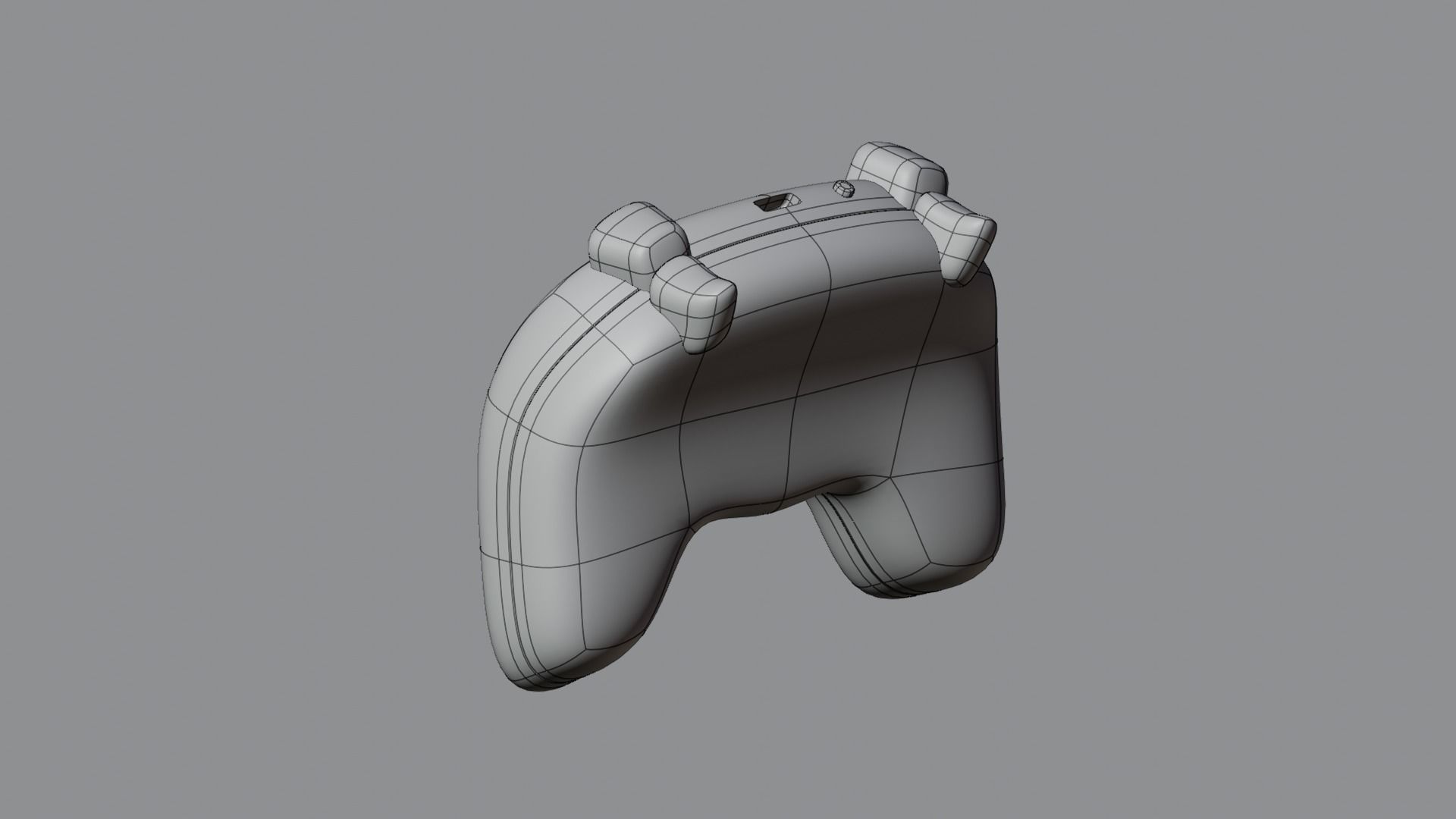 Isometric Stylized Cartoon Wireless Remote Controller Gamepad Low-poly 3D model_18