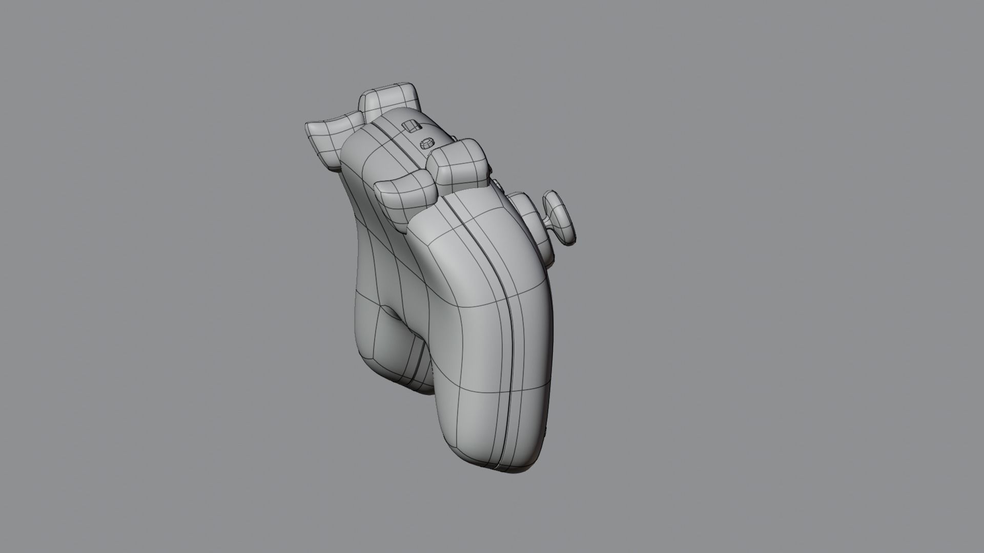 Isometric Stylized Cartoon Wireless Remote Controller Gamepad Low-poly 3D model_20