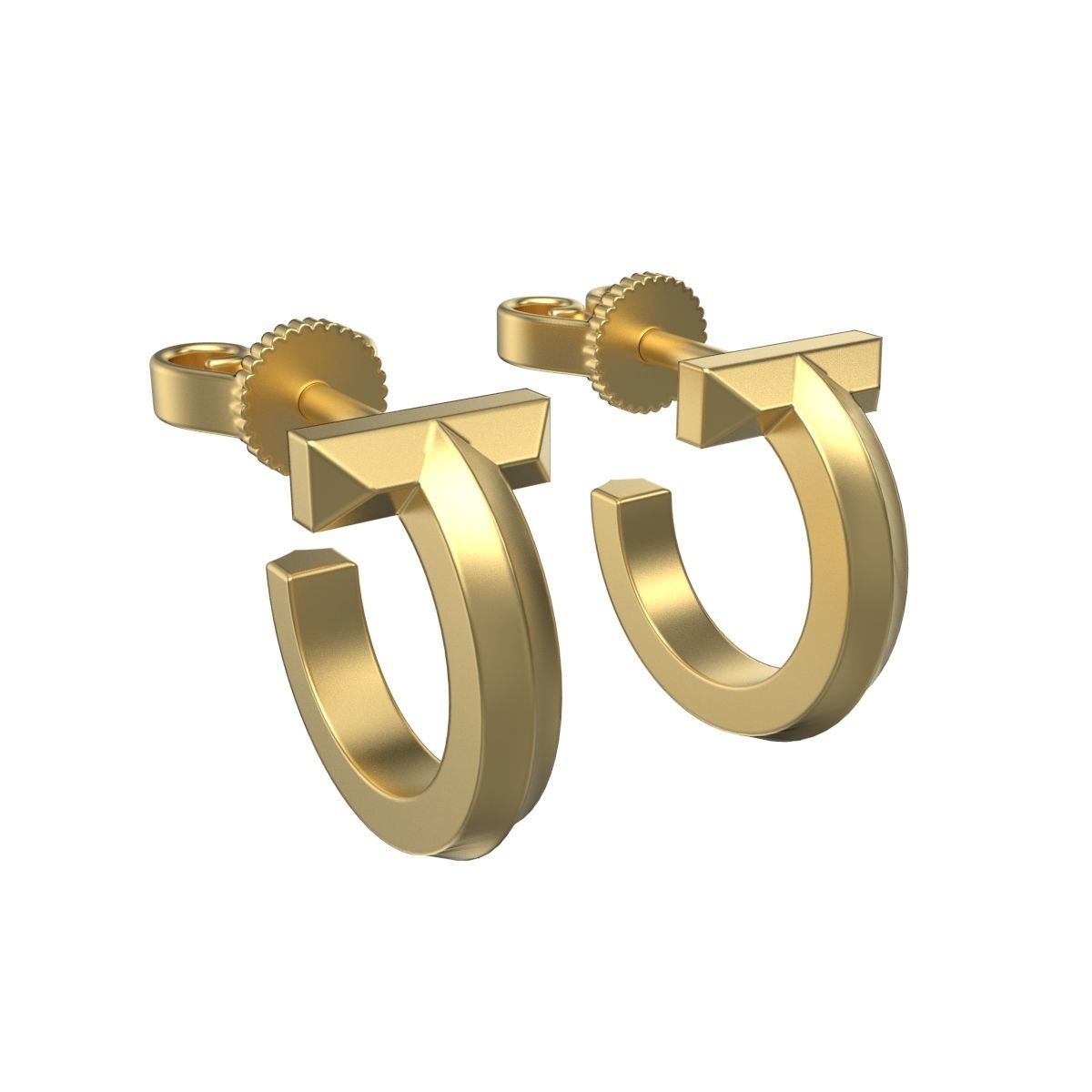 Tiffany earrings t1 3D print model_7