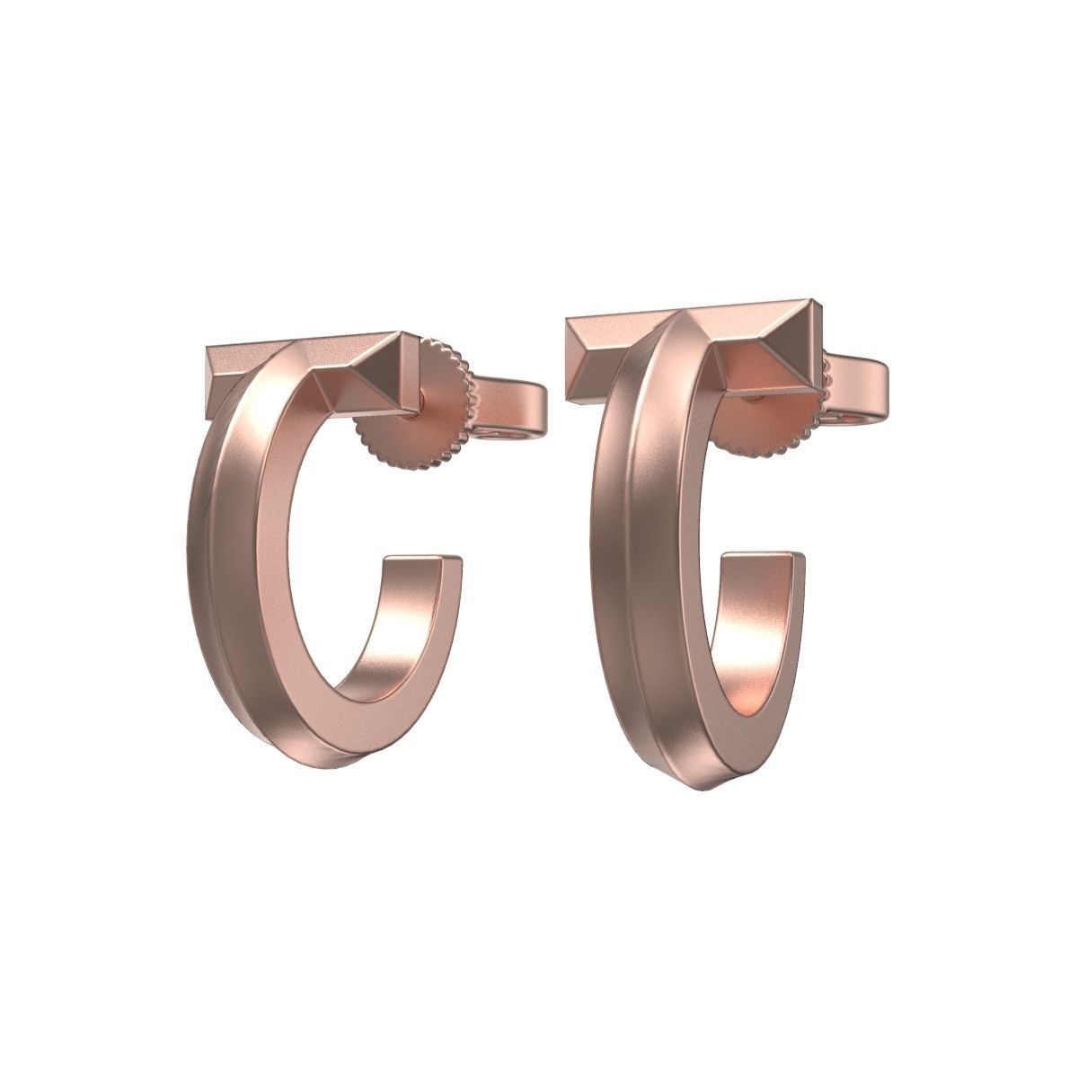 Tiffany earrings t1 3D print model_2
