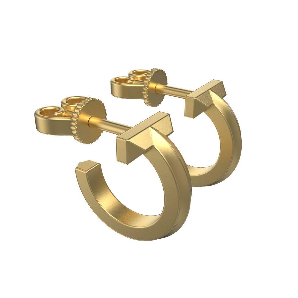 Tiffany earrings t1 3D print model_8