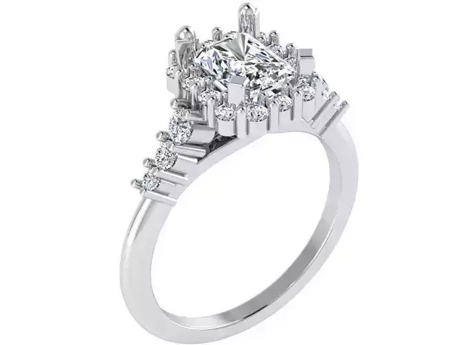 Radiant Halo Ring 2637