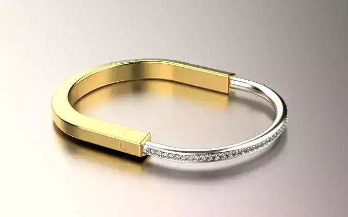 Tiffany lock bracelet  3D print model