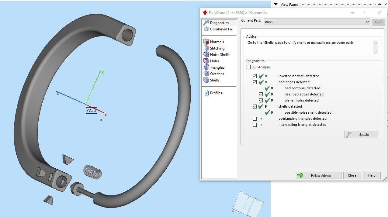 Tiffany lock bracelet 3D print model_10