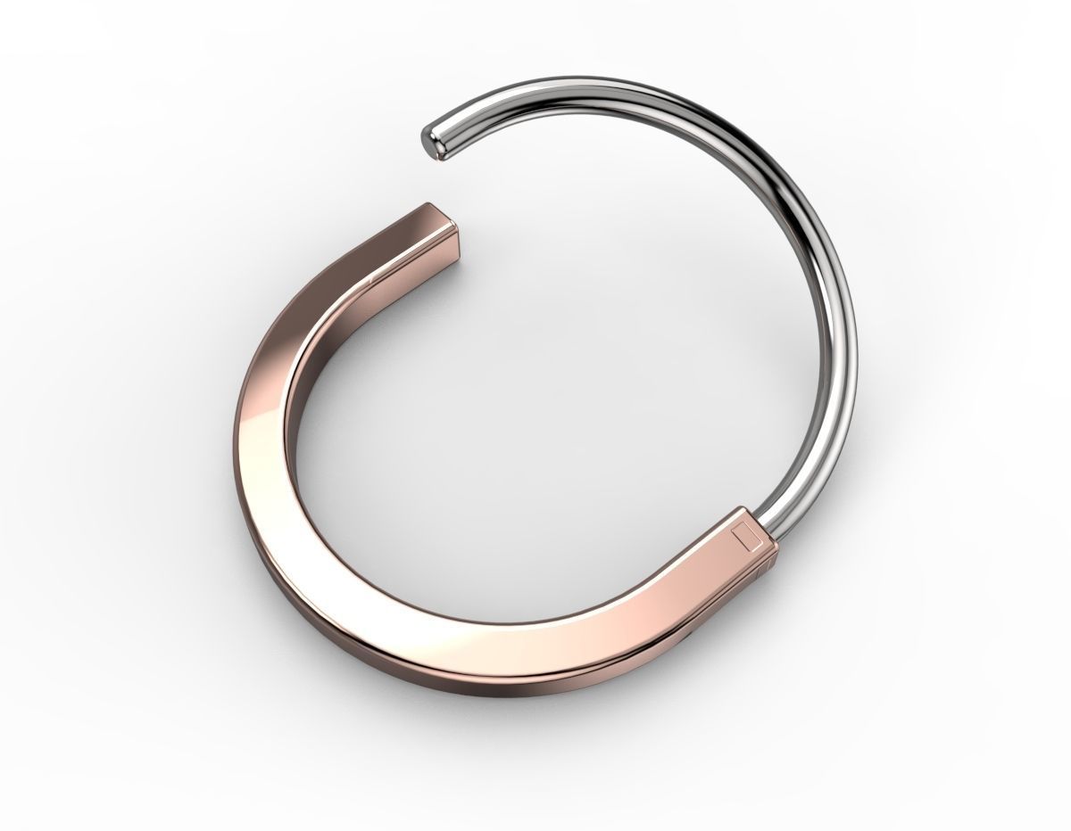 Tiffany lock bracelet 3D print model_4