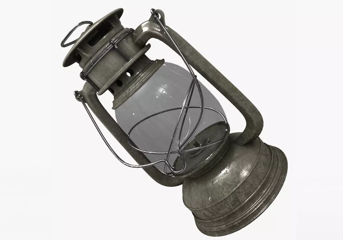 3D Models Oil Lantern 3D model_0