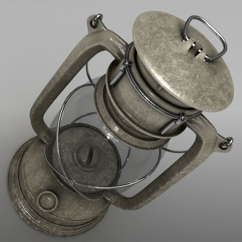 3D Models Oil Lantern 3D model_3