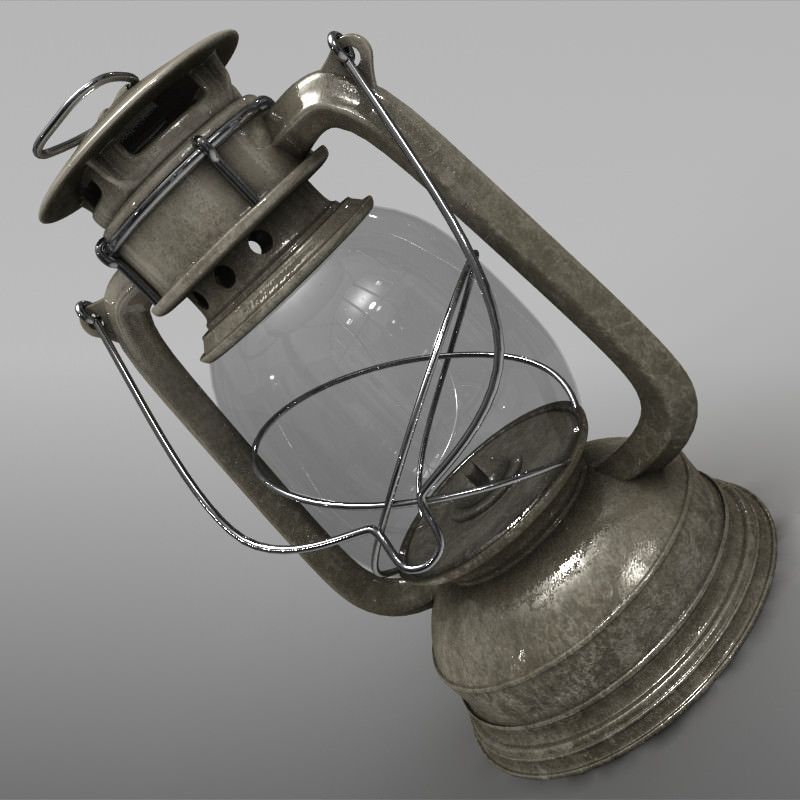 3D Models Oil Lantern 3D model_1