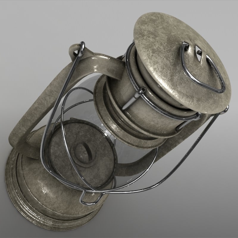 3D Models Oil Lantern 3D model_5