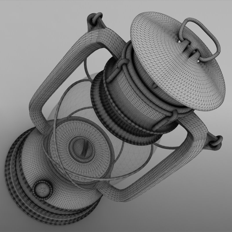 3D Models Oil Lantern 3D model_6