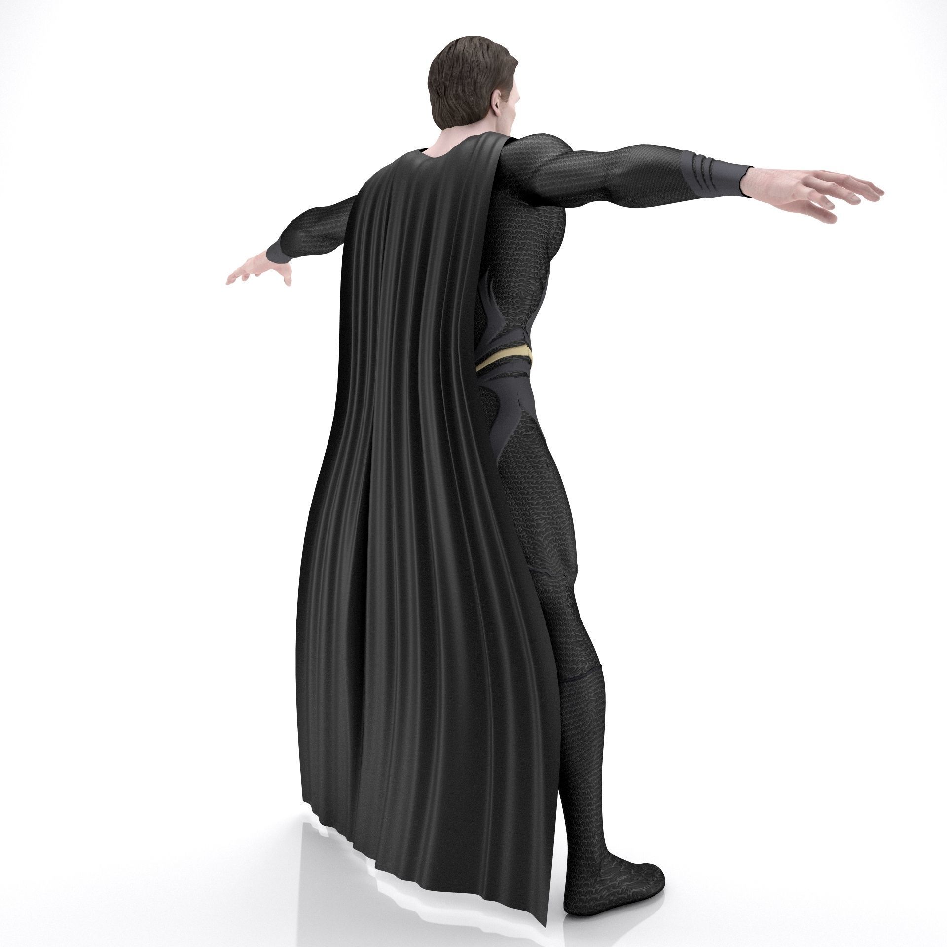 Man Of Steel Superman Dark 3D model_8