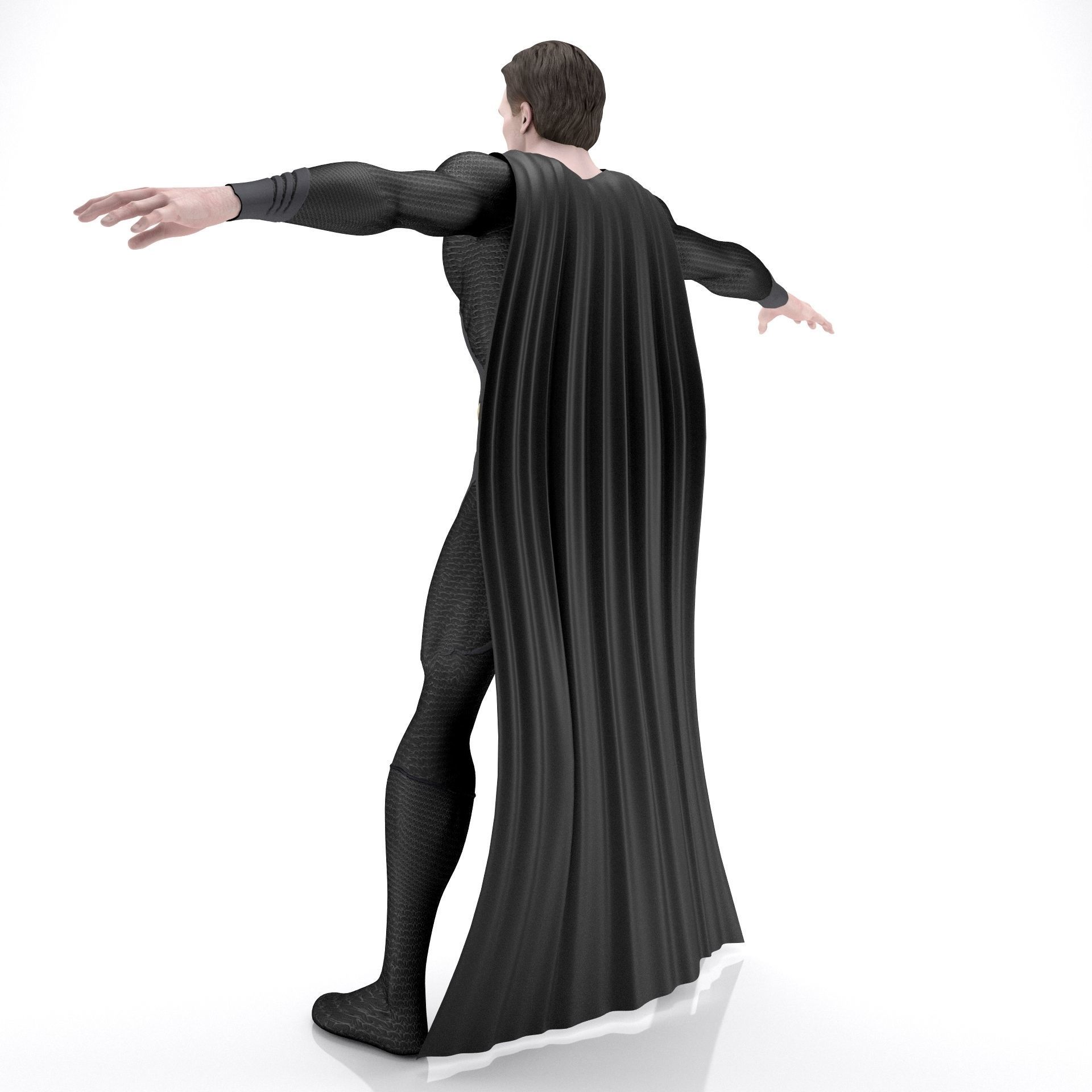 Man Of Steel Superman Dark 3D model_7