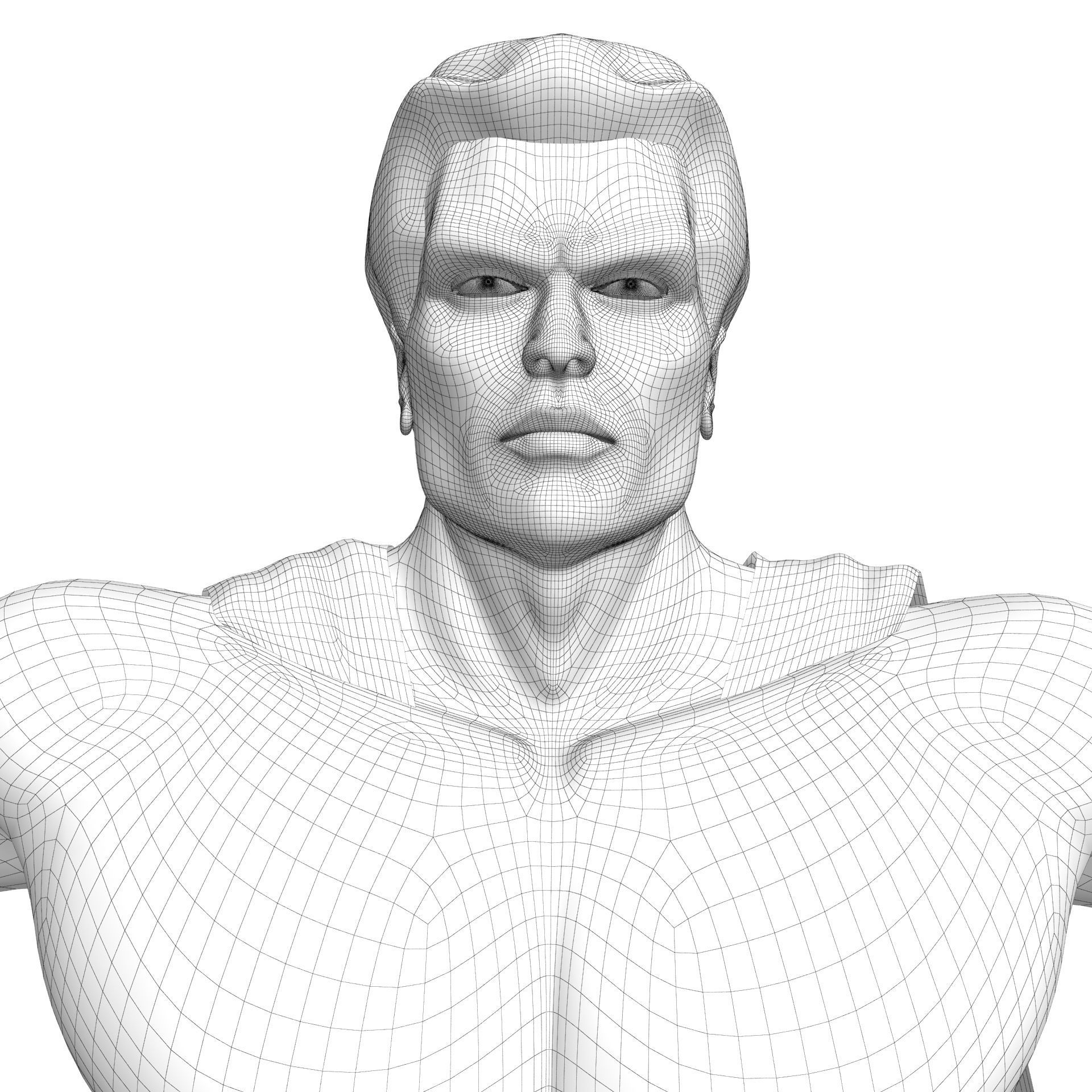 Man Of Steel Superman Dark 3D model_27