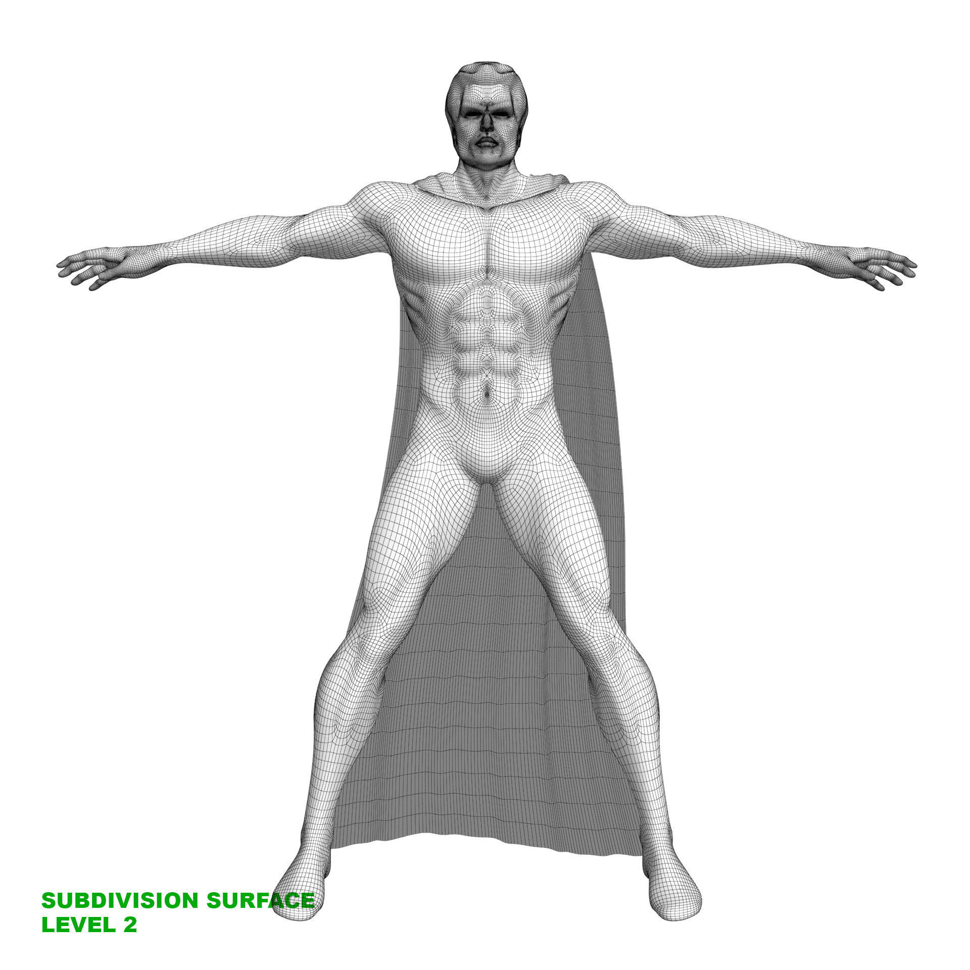 Man Of Steel Superman Dark 3D model_18