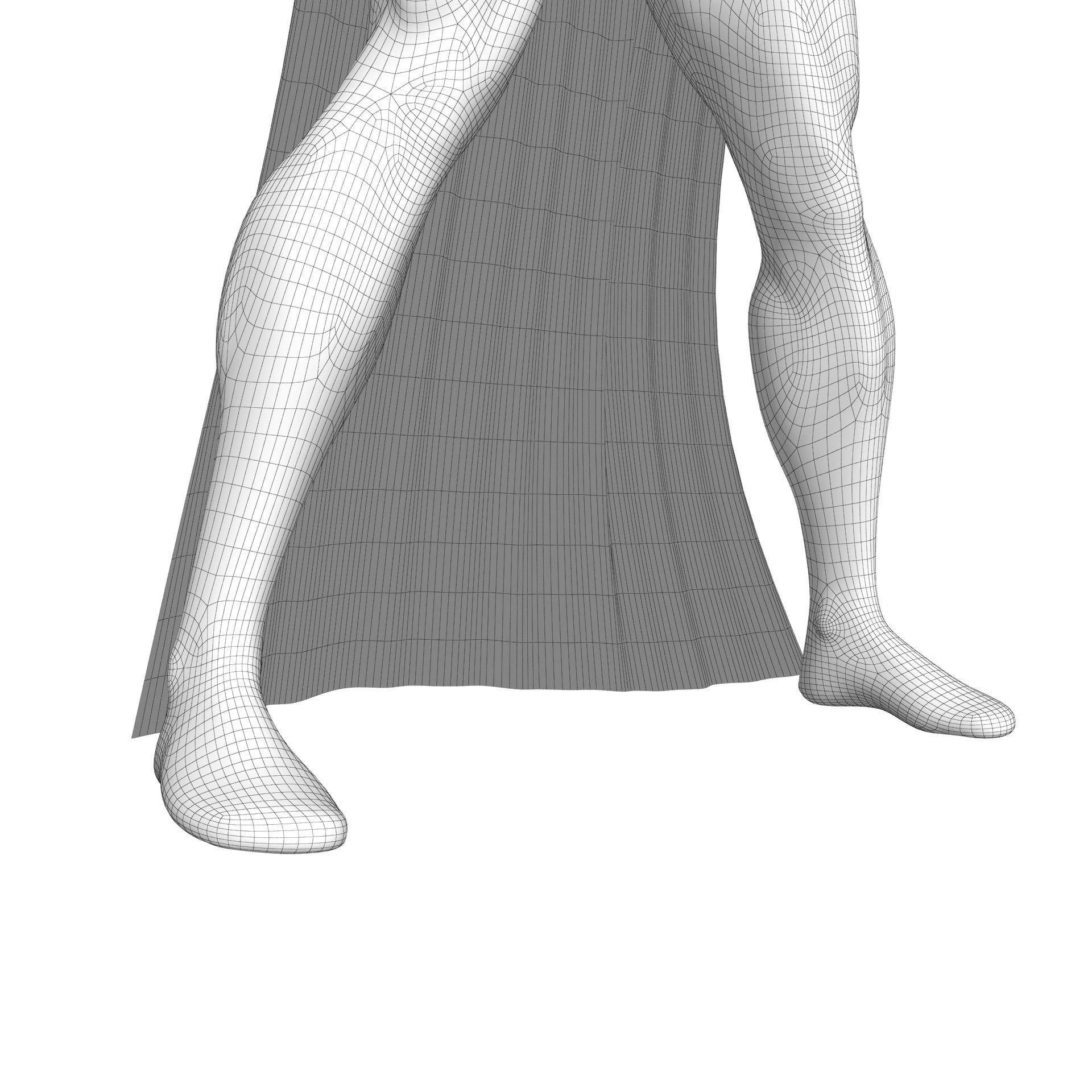 Man Of Steel Superman Dark 3D model_32