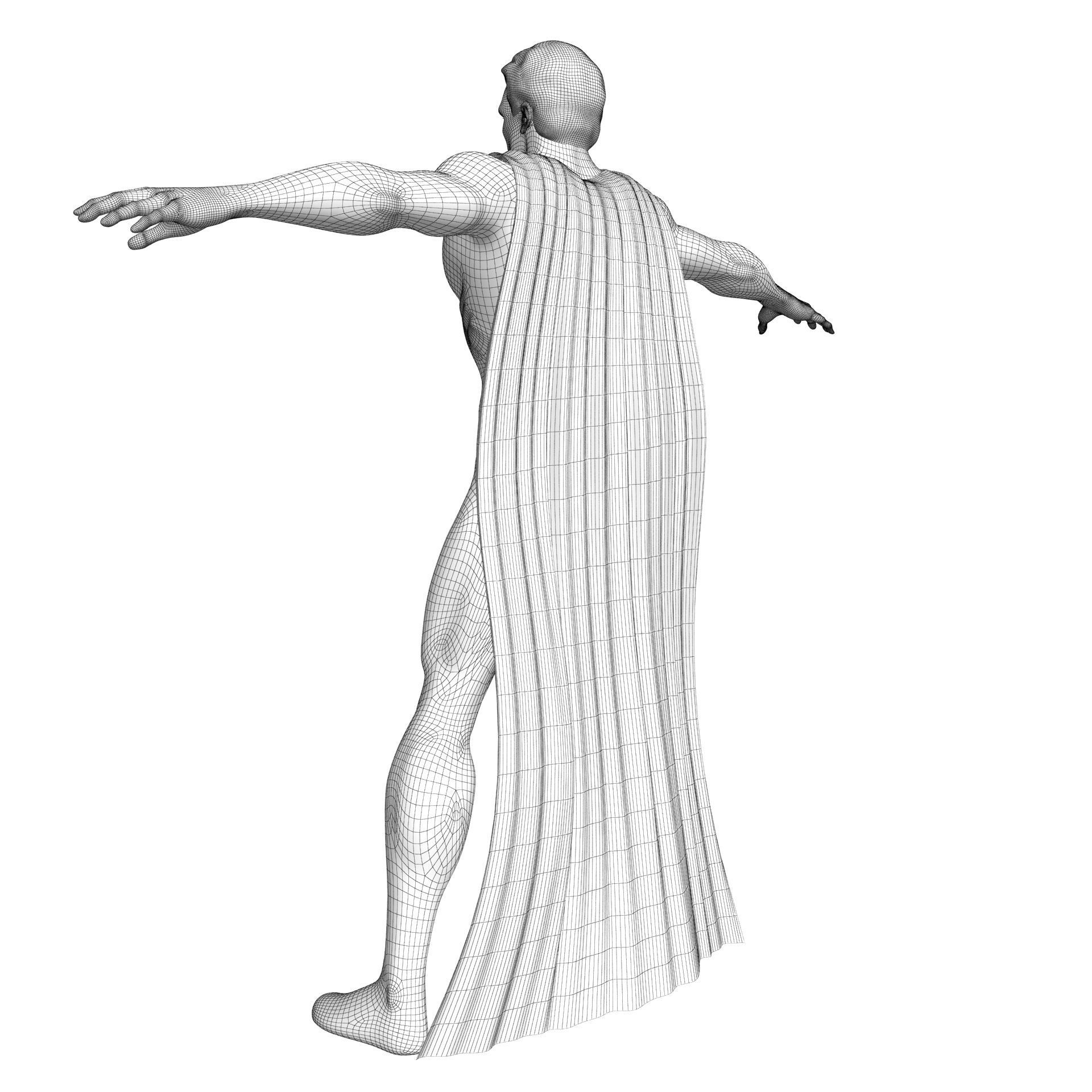 Man Of Steel Superman Dark 3D model_24