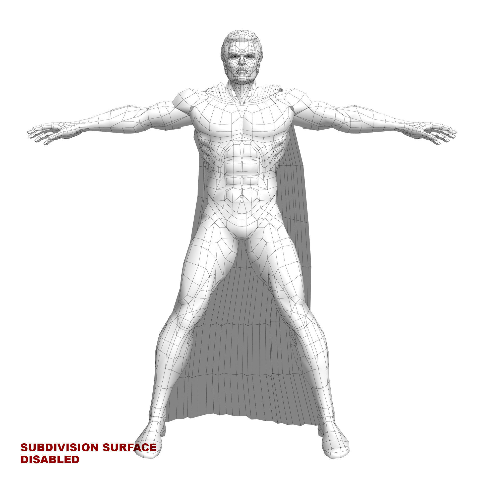 Man Of Steel Superman Dark 3D model_35