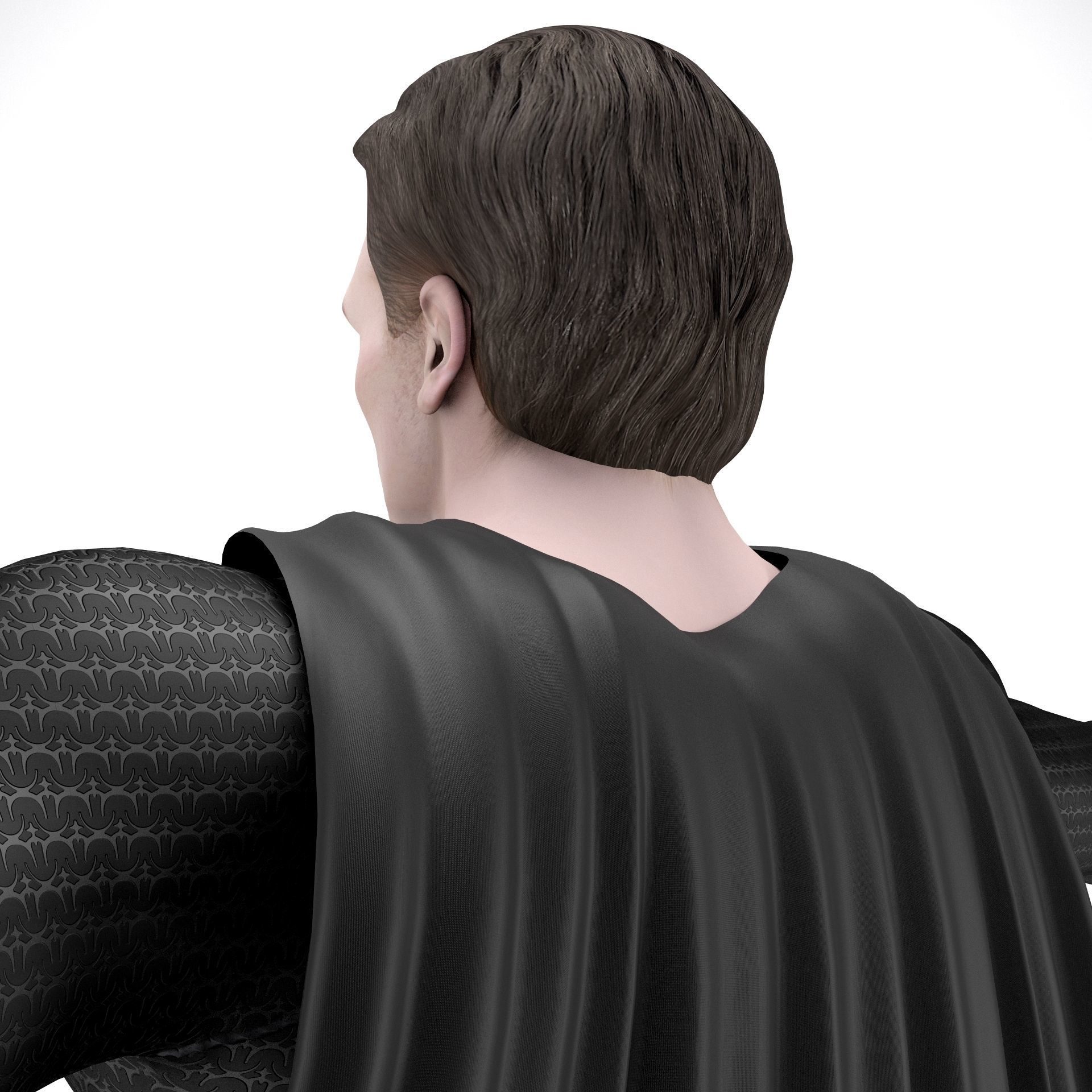 Man Of Steel Superman Dark 3D model_13