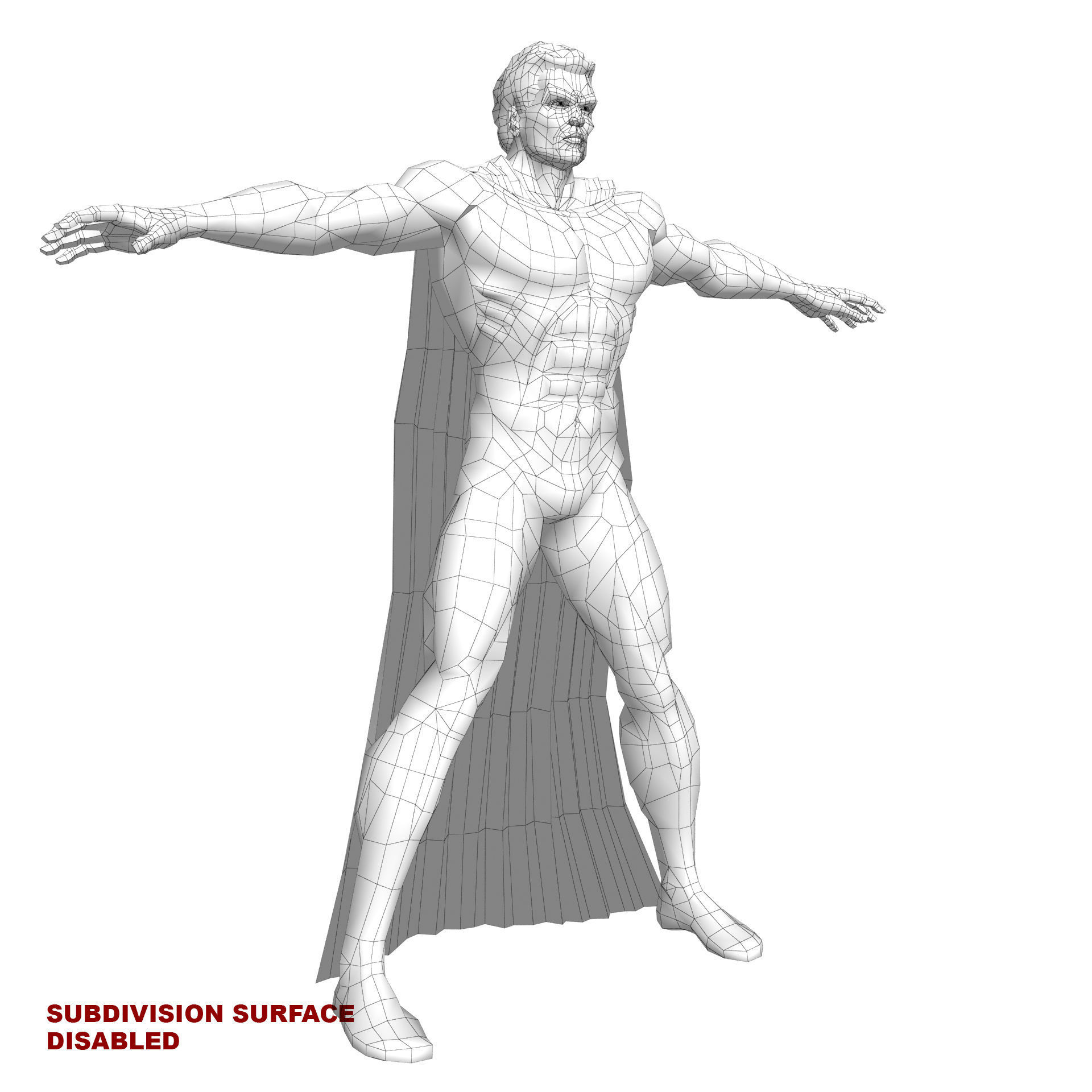 Man Of Steel Superman Dark 3D model_34