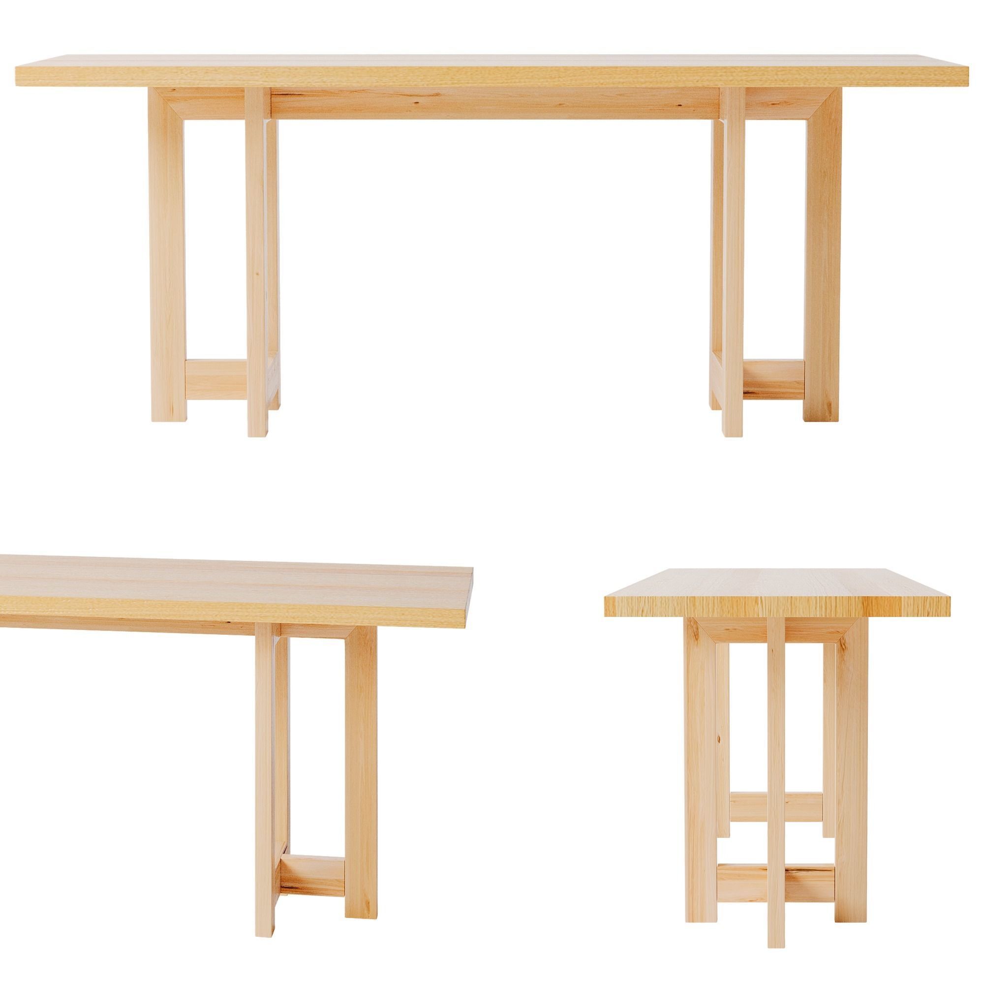 Zara Home Desk 01 By Vincent Van Duysen 3D model_1