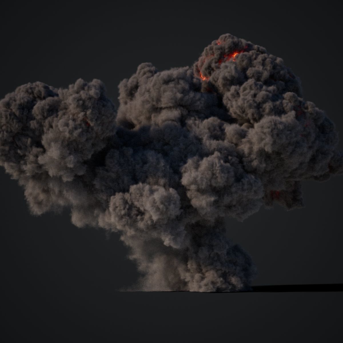 Animated Gasoline Explosion 1 3D model_10