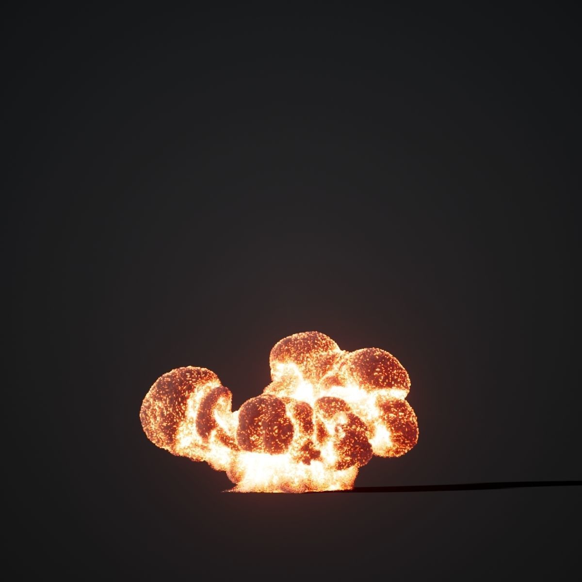 Animated Gasoline Explosion 1 3D model_5
