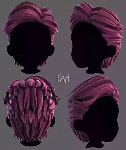 3D Hair style for boy V121