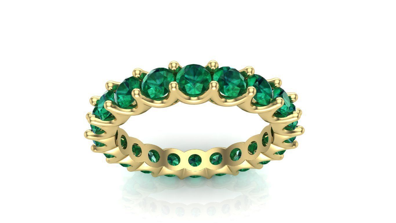 wedding ring 3D print model_1