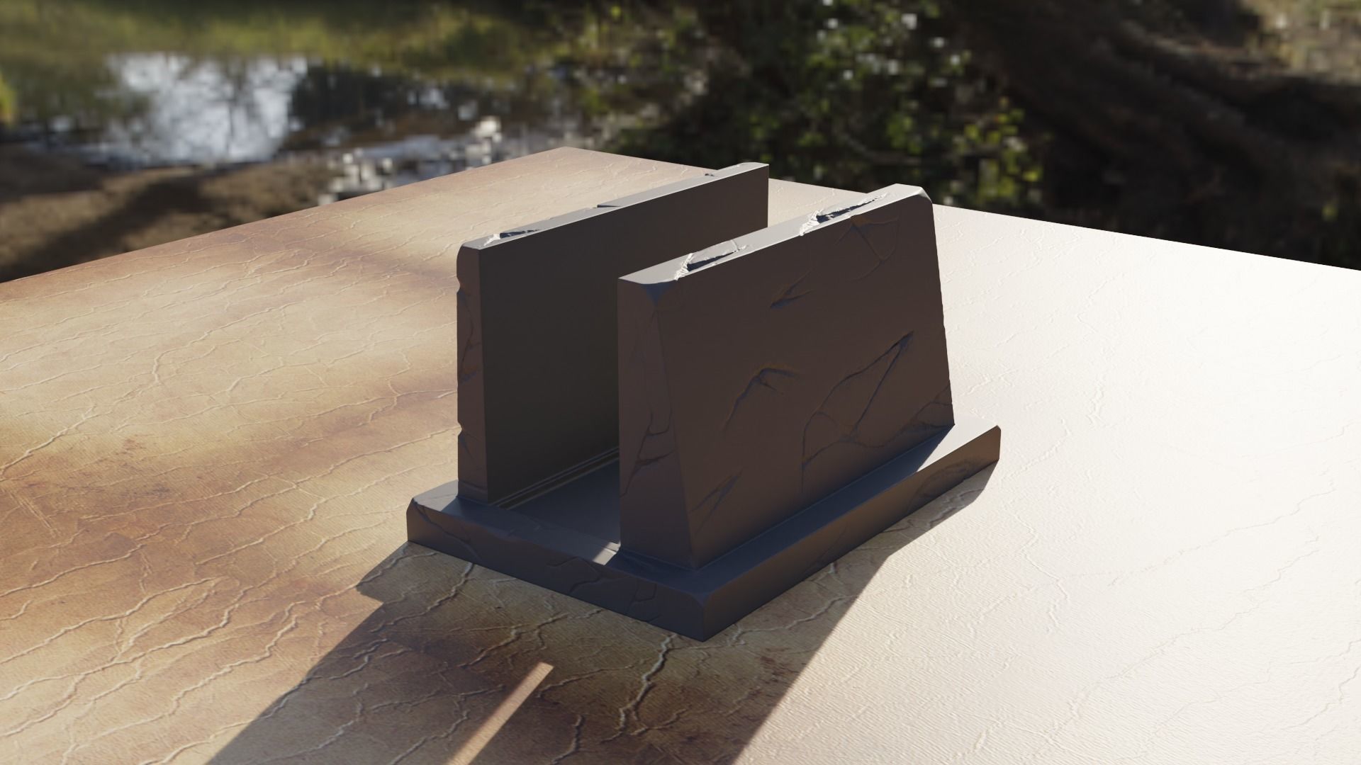 NINTENDO SWITCH DOCK HOLDER ZELDA DIVINE BEASTS 3D print model_7