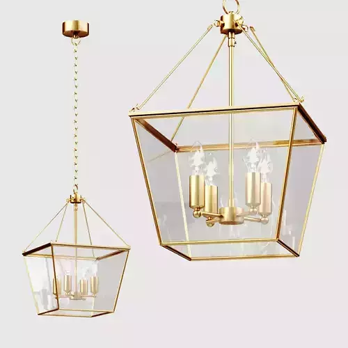Modern copper pendant chandelier C6136-4