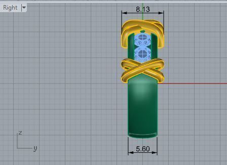Channel Setting Knot Band Ring 2677 3D print model_6