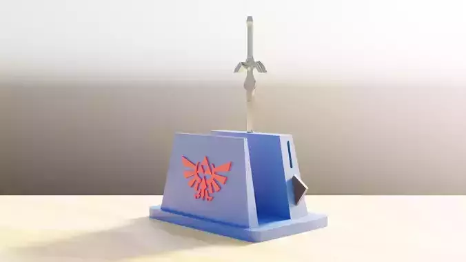 DOCK NINTENDO SWITCH LEGEND OF ZELDA 3D print model