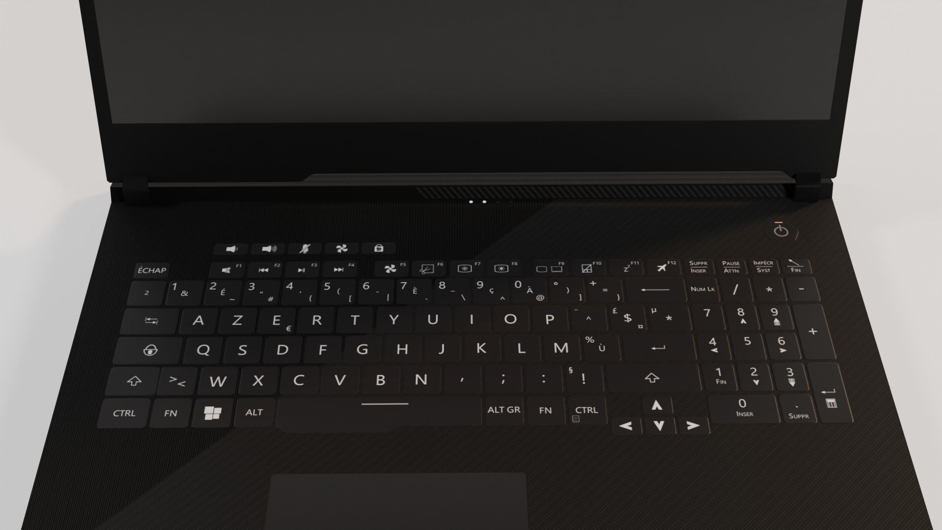 Low poly unbranded Laptop Low-poly 3D model_3