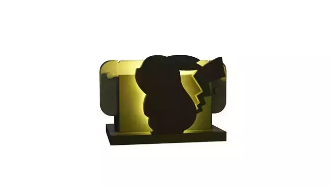 NINTENDO SWITCH PIKACHU NEON LED DOCK HOLDER