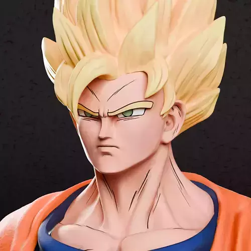 Goku SSJ 3D print model