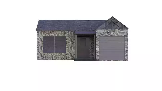 One-Story Bungalow House