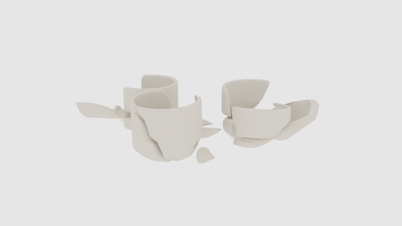 broken pottery 3D model_2
