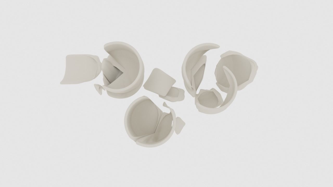 broken pottery 3D model_1