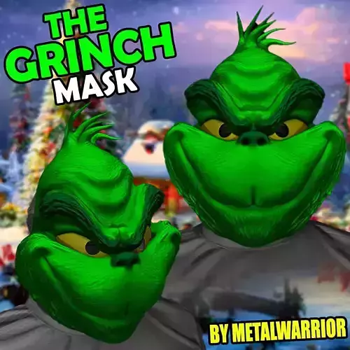THE GRINCH MASK 3D print model