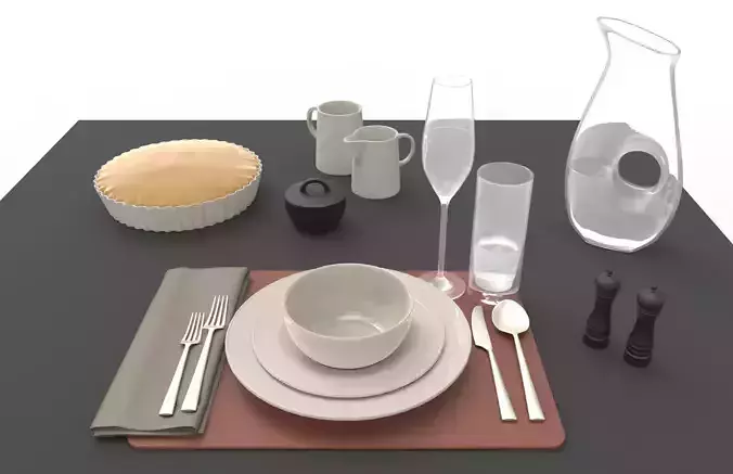 Dinner Ware Table Setting