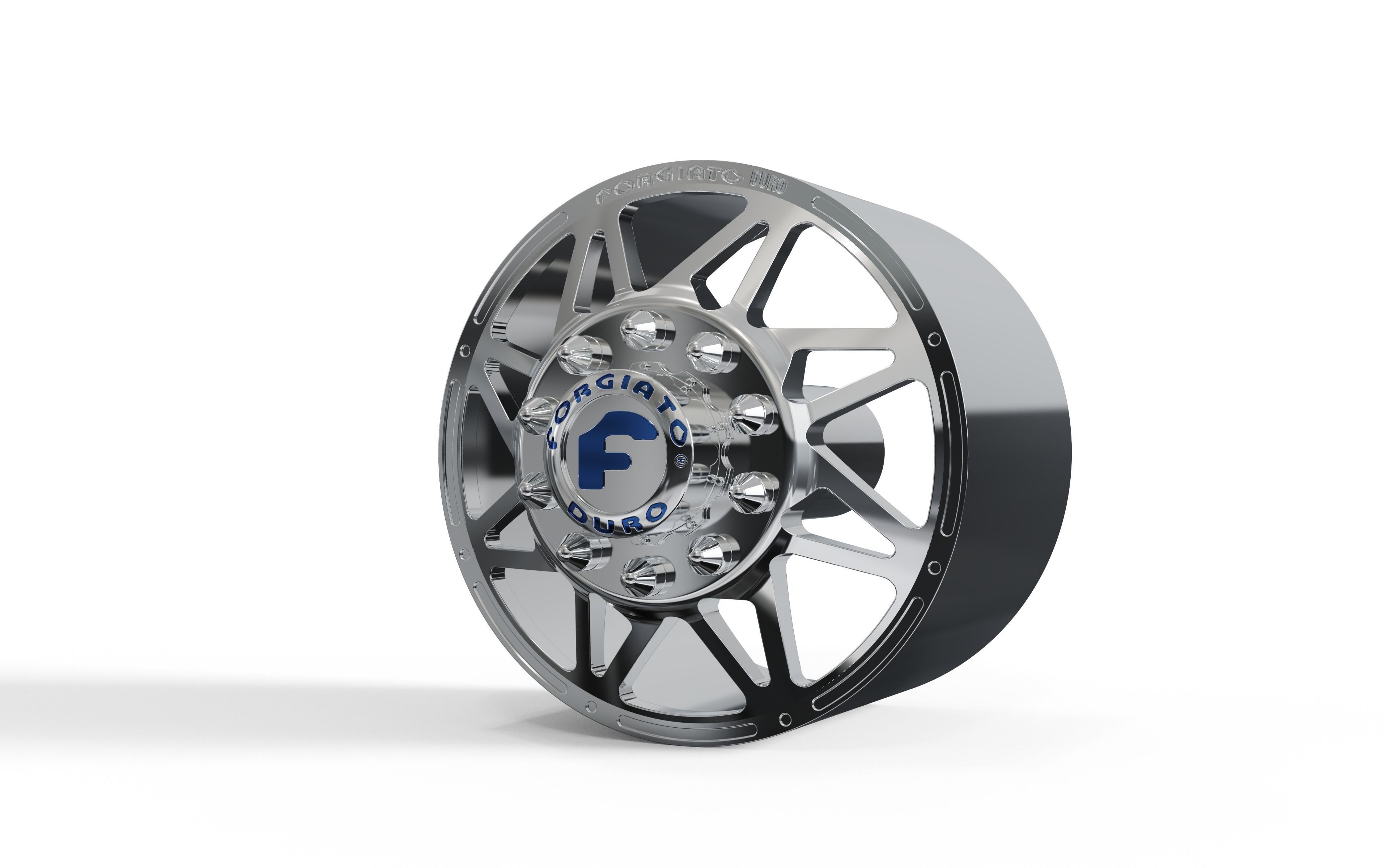 FRONT forgiato Finestro-D DURO DUALLY WHEEL 3D print model_1