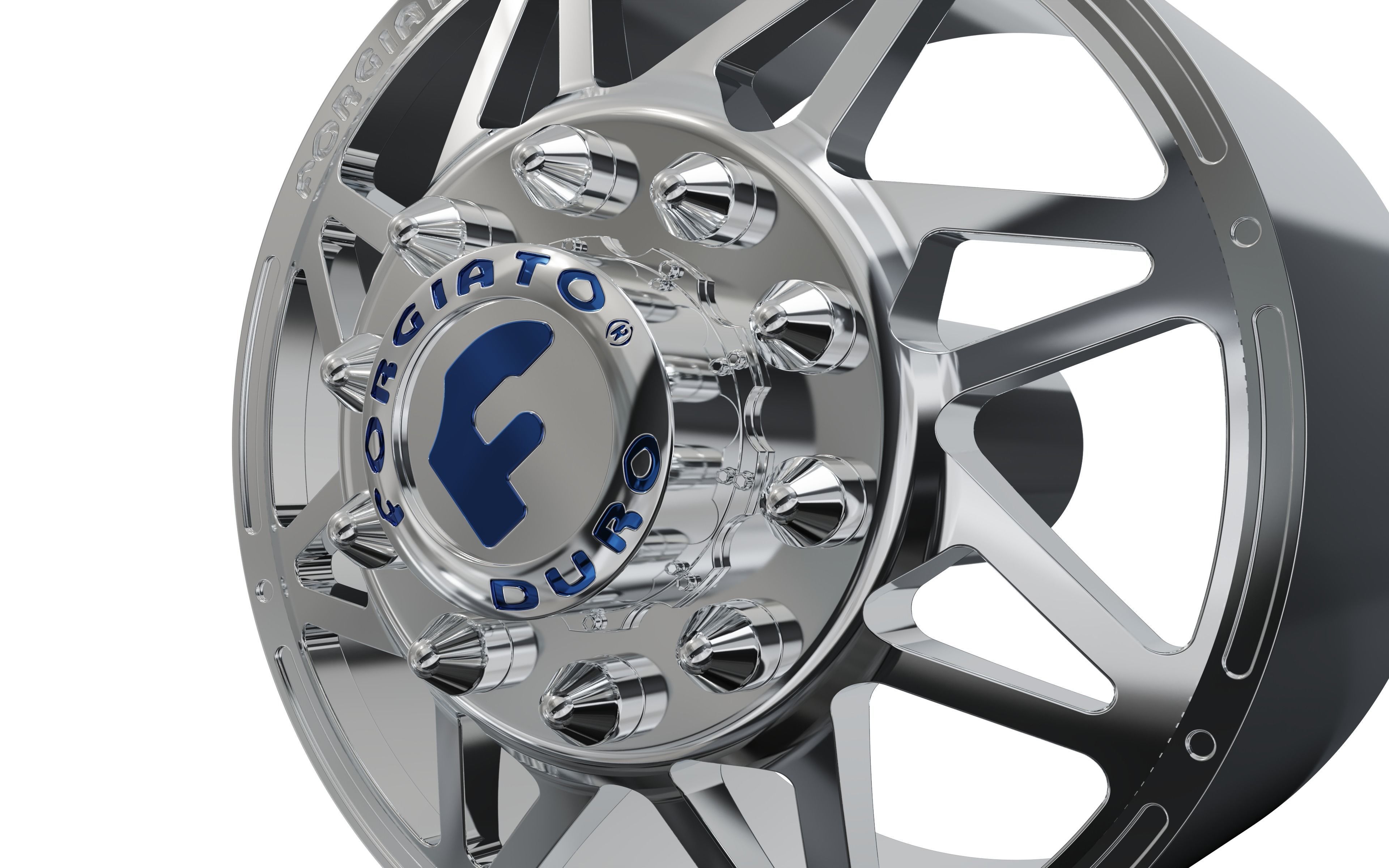FRONT forgiato Finestro-D DURO DUALLY WHEEL 3D print model_8